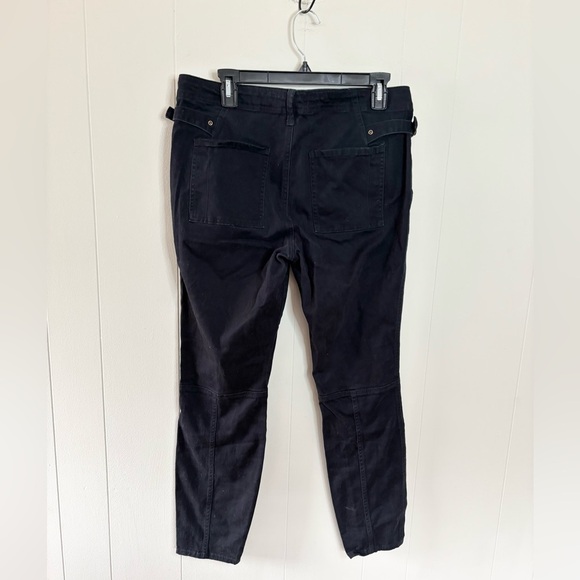 Anthropologie Hei Hei black slim utility khaki cargo pants size 31 - Picture 3 of 3